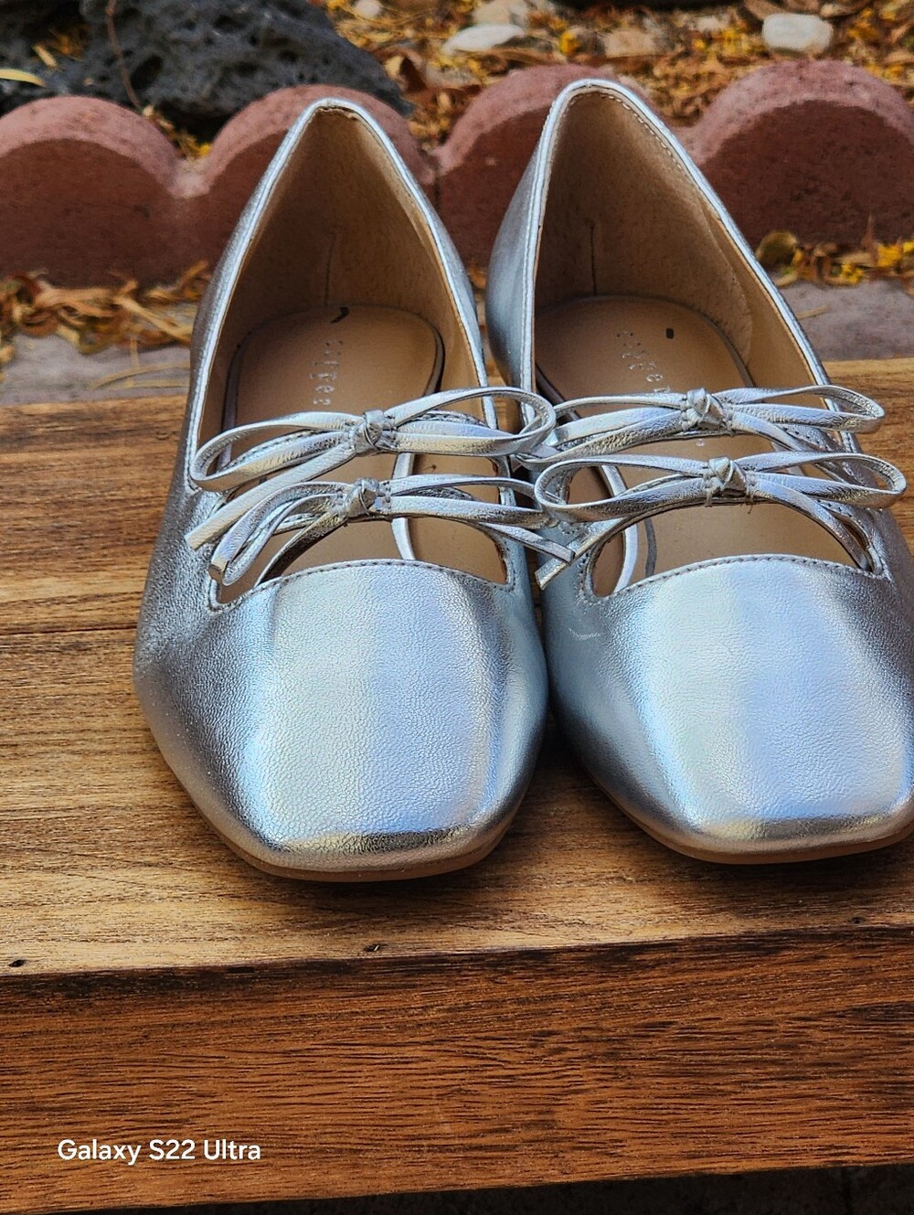 Copper Key Women's Frolic Metallic Leather Double Bow Mary Jane Pumps Size 6.5 - Picture 5 of 8